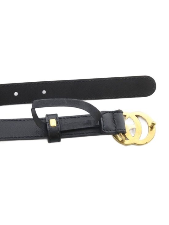 Gucci Double Slim Belt Black main image 5